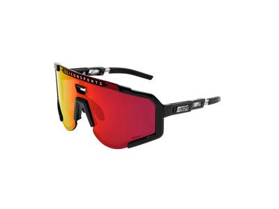 Scicon Aeroscope cykelbriller black gloss/multimirror red