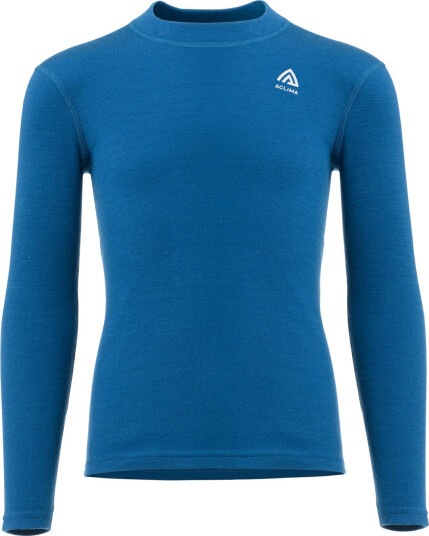 Aclima Warmwool Shirt Crew Neck Children Corsair/Marengo 130