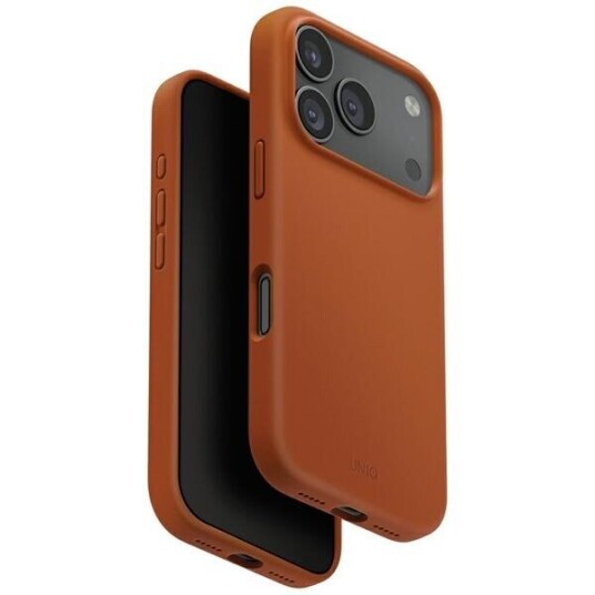 UNIQ Lino Magclick Mobildeksel til iPhone 17 Pro Oransje UNIQ Lino Magclick Mobildeksel til iPhone 17 Pro Oransje