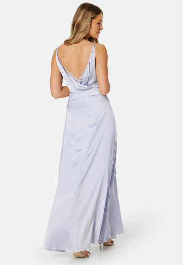 Bubbleroom Occasion Laylani Satin Gown Light blue 34