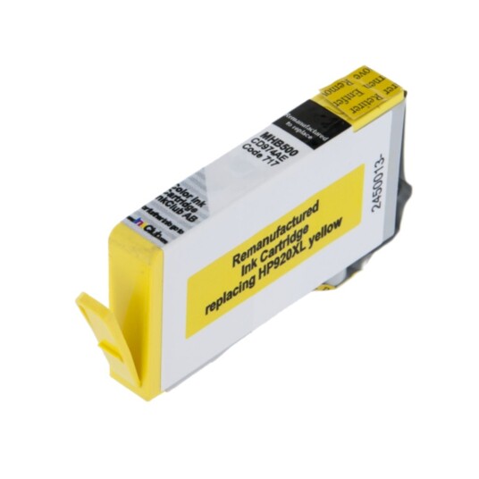 inkClub MHB500 Blekkpatron, erstatter HP 920XL, gul, 800 sider