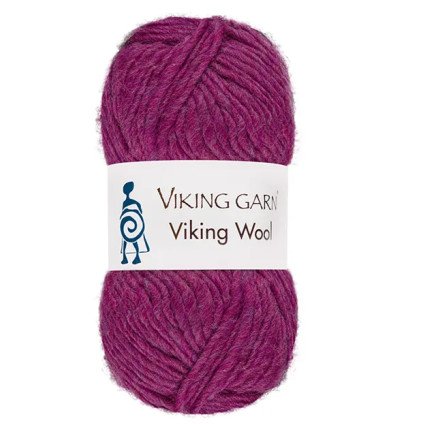 Viking Garn Wool Mørkrosa 566