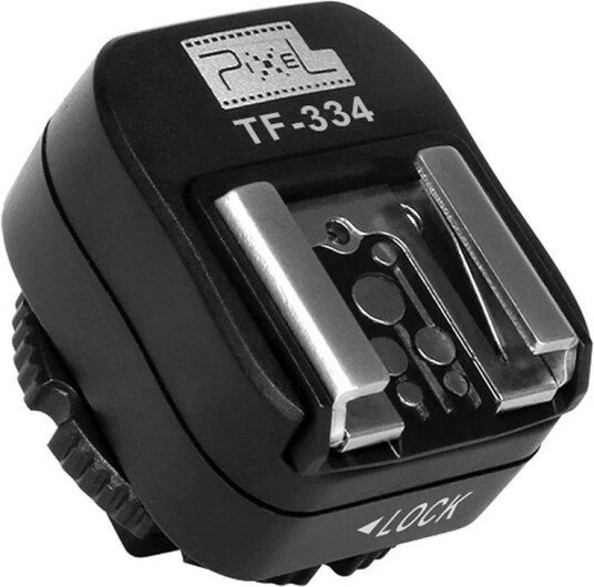 Blitsskoadapter med synkport for Sony til Canon - Pixel TF-334
