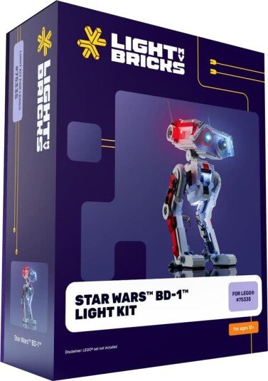 Light My Bricks™ Star Wars BD-1 lyspakke