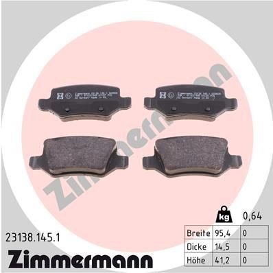 Bremseklosser ZIMMERMANN 23138.145.1