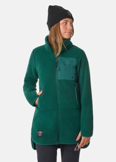 Slade Colorado Pile Coat W Emerald Green 36 Vinterjakker