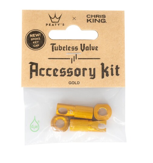 Peatys x ChrisKing Tubeless Ventil Kit Gull Peatys x ChrisKing Tubeless Ventil Kit Gull
