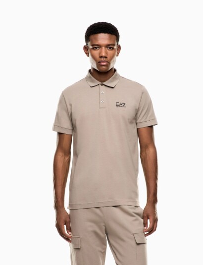 EA7 Polo Shirt Brown S EA7 Polo Shirt Brown S
