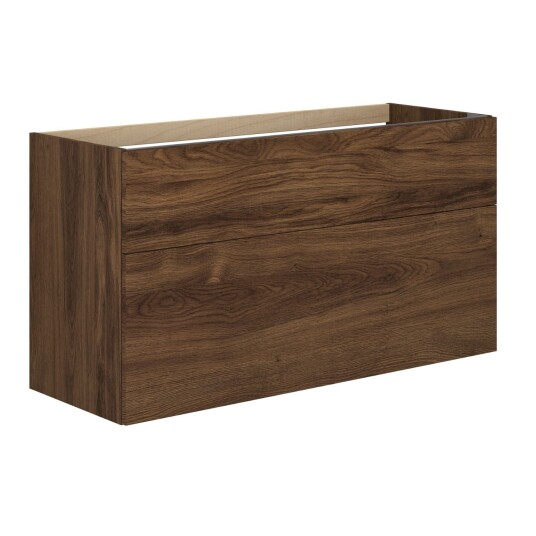 Dansani Inzo Servantskap med 2 skuffer 120x44x64 cm uten grep Brun Eik