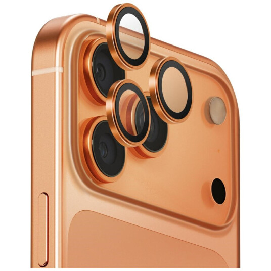 UNIQ Optix Aluminium Kameralinsebeskytter for iPhone 17 Pro/17 Pro Max Kobber