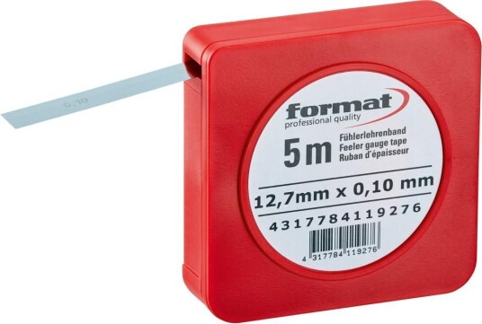 Format Tolkstål 12,7x0,005mm 5m Format Tolkstål 12,7x0,005mm 5m
