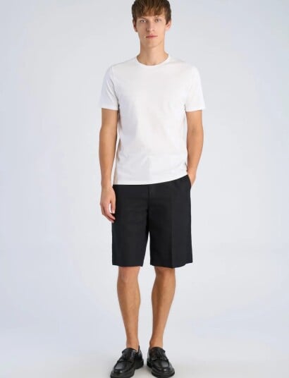 Lindbergh Linen Blend Loose Shorts Black L Lindbergh Linen Blend Loose Shorts Black L