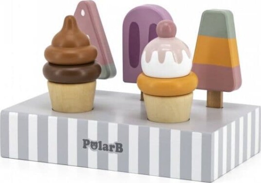 Viga Toys VIGA PolarB Ispinne med stativ 5 stk.