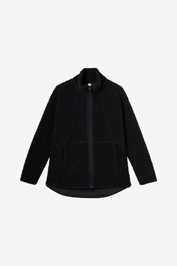 Ellos STUDIO   Pilejakke Girl Full Zip Pile Core   Svart