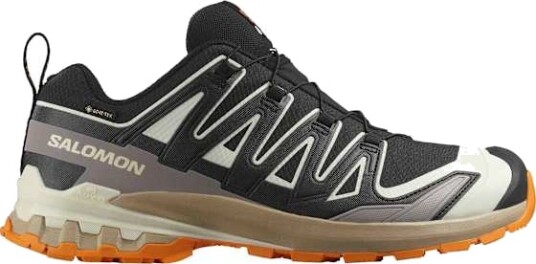 Salomon Mens XA 3D Pro V9 GORE-TEX Black/Vanilla Ice/Turmeric Black / Vanilla Ice / Turmeric 44 2/3"