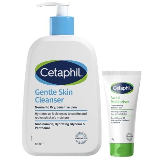 Cetaphil Dry Skin Routine Face