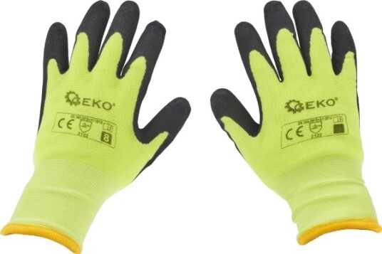 Geko Isolerte Vinterarbeidshansker, Fluorescerende, Størrelse 8 (12/120)
