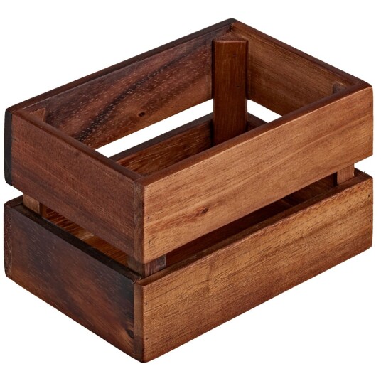 VEGA Trekasse Wantage uten håndtak uten håndtak; 15x10x8 cm (LxBxH); Akasie brun