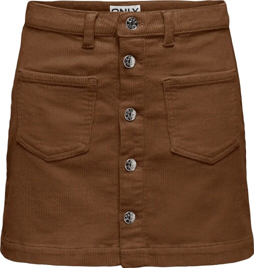 ONLY Onlamazing Global Hw Cord Skirt Pnt Noos Brown XL