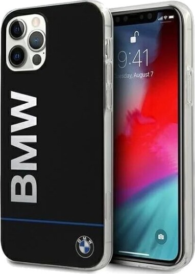 BMW Hardcase Signature Printed Logo Case for iPhone 12 / 12 Pro Black