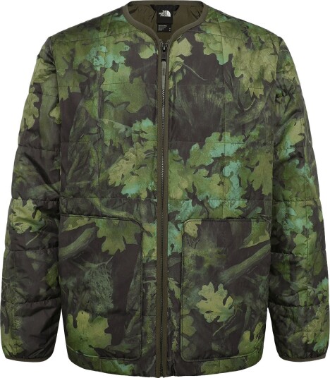 The North Face M Lhotse Lt Insulated Jacket Print Khaki green XS The North Face M Lhotse Lt Insulated Jacket Print Khaki green XS