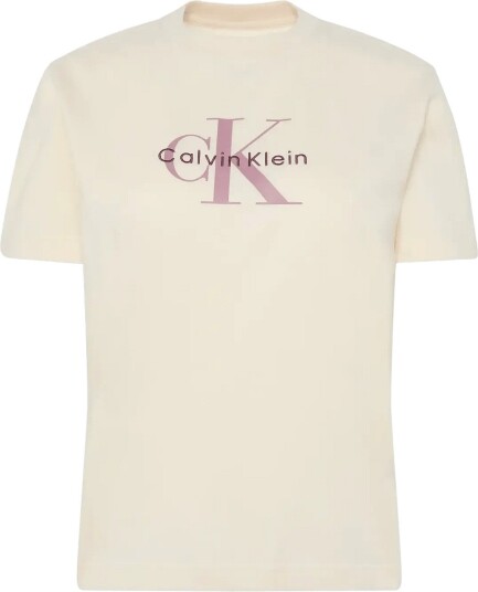 Calvin Klein Jeans Hero Ss Classic Monologo Cneck T   TOFU   M