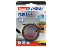 TESA extra Power Perfect, 2,75 m, Svart, Stoff, Fotoark kartong, Papir, 19 mm, Blister