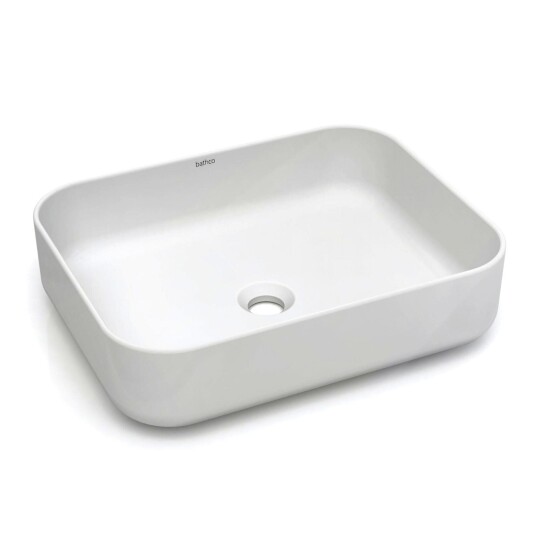 Bathco Dinan Bolle B50xd39cm - Porselen Hvit Matt Bathco Dinan Bolle B50xd39cm - Porselen Hvit Matt