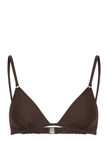 Filippa K Gathered Back Bikini Top Brown L