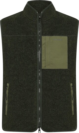 Knowledge Cotton Apparel Wool Fleece Vest FORREST NIGHT S