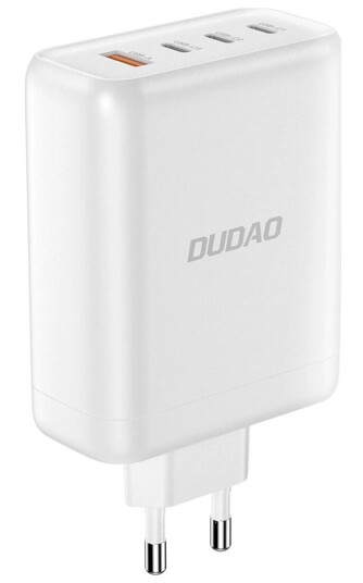Dudao 140W GaN Lader med 3x USB-C og 1x USB-A Mobillader