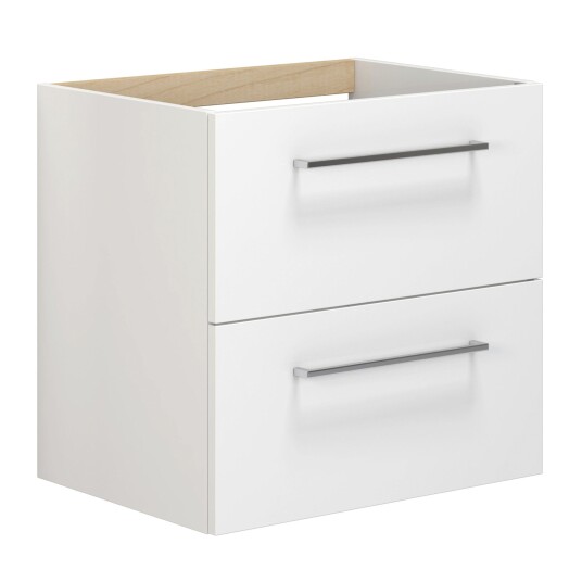 Dansani Mido+ Servantskap 2 Skuffer B60-120xd44cm Uten Servant Hvit Høyglans / 60cm