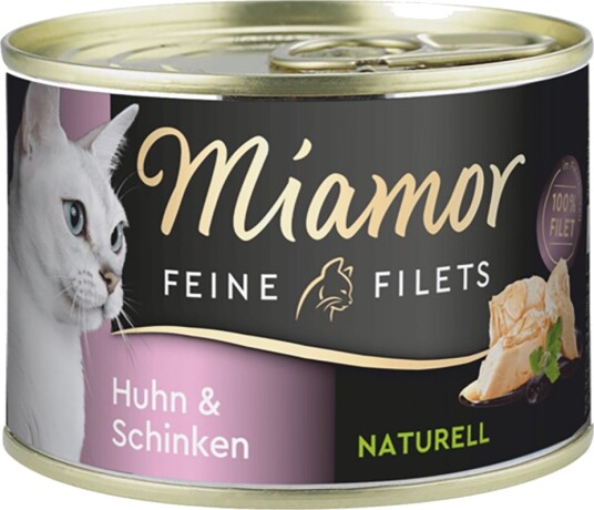 Miamor Våtfôr Fine Filets Naturelle Og Skinke Kylling 12 X 156 G Miamor Våtfôr Fine Filets Naturelle Og Skinke Kylling 12 X 156 G
