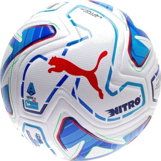 PUMA Fotball Serie A Stellar Nitro Ultimate FIFA Quality Pro Matchball WP Hvit Str. 5