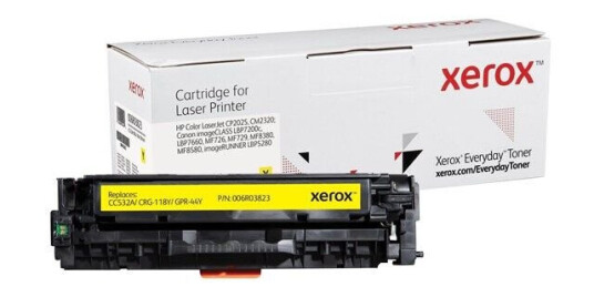 Xerox 006R03823 / Alternative to HP 304A / CC532A Canon CRG-118Y / GPR-44Y Yellow Toner - Laser toner Yellow