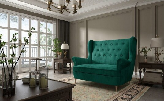 Sofa Eltap Aros 150x103x90 cm Monolith 37 Grønn