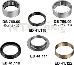 Lagring, akselskaft SNR KS559.08