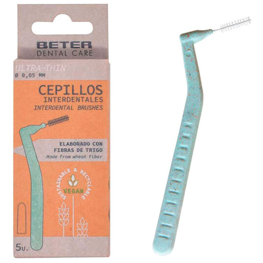 Sustainable Interspace Brushes Beet Wheat fiber 0,5 mm.