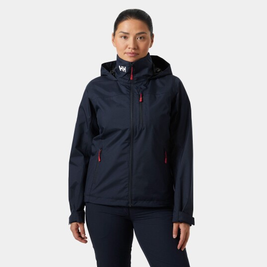 Helly Hansen Crew Seilerjakke Med Hette 2.0 Dame Marineblå L