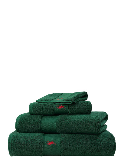 Ralph Lauren Home Poloplay Guest Towel   Green   40X75CM