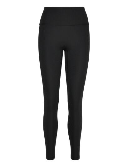 New Balance Ribbed High Rise Legging 27" - Black - XS