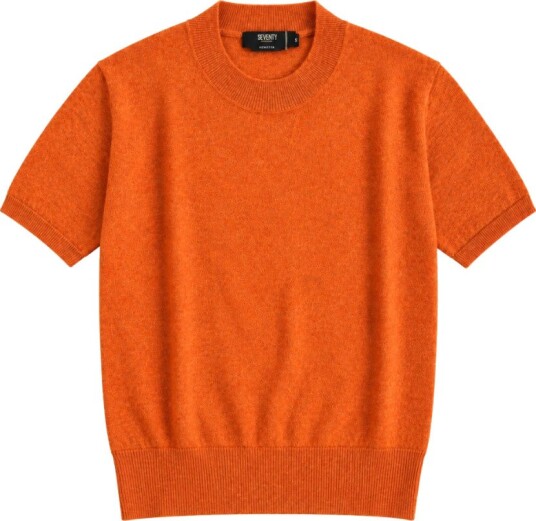 Seventy Dame Strikkevarer Oransje S,