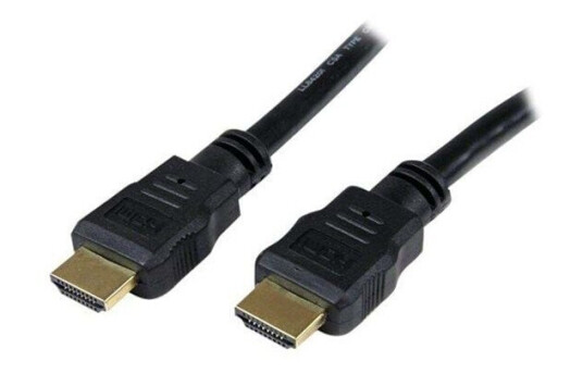 StarTech HDMI-kabel 0,3 m - Høyhastighets med Gullbelagt Kontakt - Svart StarTech HDMI-kabel 0,3 m - Høyhastighets med Gullbelagt Kontakt - Svart