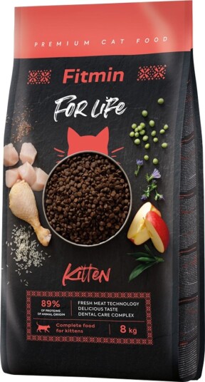 Fitmin tørrfôr Cat For Life kattunge kylling 8 kg Fitmin tørrfôr Cat For Life kattunge kylling 8 kg