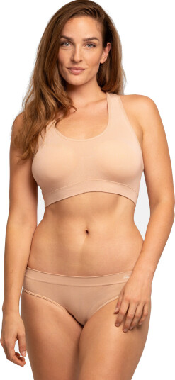 Danish Endurance Bamboo Bralette 1 Pack Beige M/L Danish Endurance Bamboo Bralette 1 Pack Beige M/L