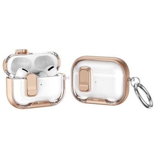 Beskyttelsesetui med stativ for AirPods Pro Gull