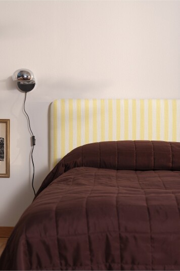 Jotex Sengegavl 160 Cm Gul/hvit stripe MOLTON 2245526020