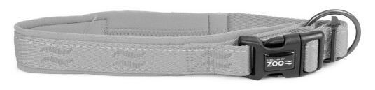 Justérbart Hundehalsbånd Rufus 25 mm x 45-55 cm Grå - Selected by ZOO Justérbart Hundehalsbånd Rufus 25 mm x 45-55 cm Grå - Selected by ZOO