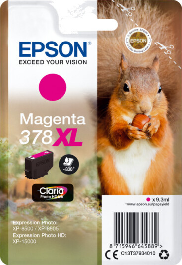 Epson T378 XL Blekkpatron Magenta