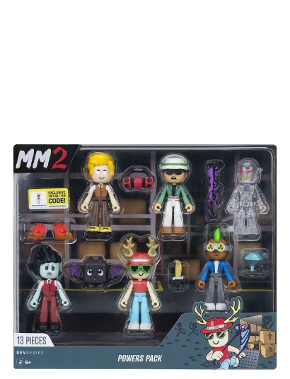Dev Series MM2 Powers Pack Lekefigurer Multi/patterned - One Size